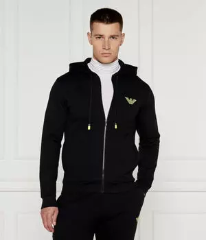 Толстовка мужская Emporio Armani на молнии, черный