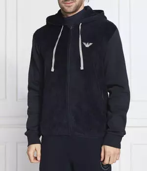 Толстовка мужская Emporio Armani Regular Fit на молнии, синий