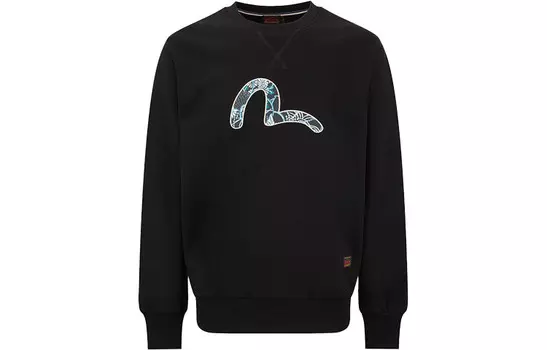 Толстовка мужская Evisu, серый/синий