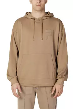 Толстовка мужская Fila с капюшоном и карманом, светло-коричневый