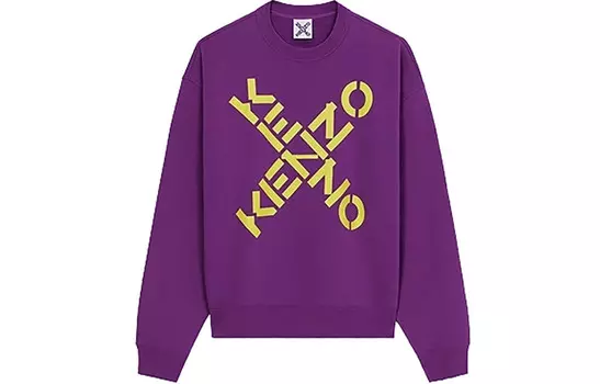 Толстовка мужская фиолетовая Kenzo, фиолетовый