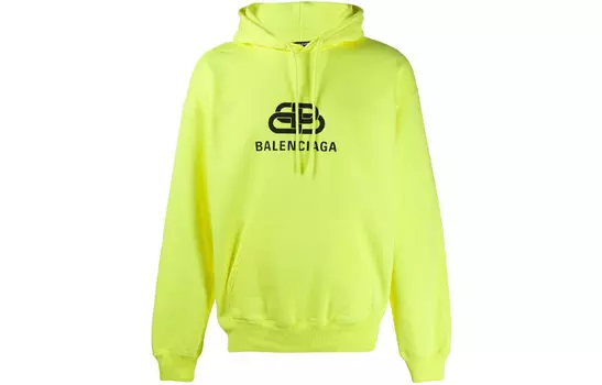 Толстовка мужская флуоресцентно-желтая Balenciaga, желтый