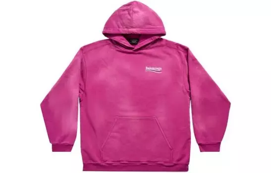 Толстовка мужская фуксия Balenciaga, фуксия