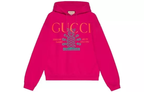 Толстовка мужская фуксия Gucci, фуксия