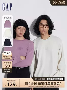 Толстовка мужская Gap с логотипом в американском стиле ретро, фиолетовый