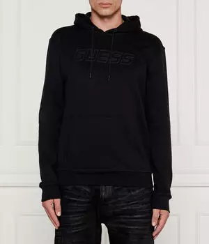 Толстовка мужская Guess Active однотонная, черный