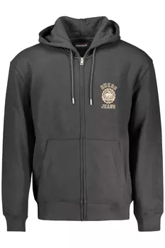 Толстовка мужская Guess Jeans на молнии, черный