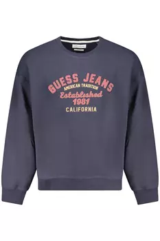 Толстовка мужская Guess Jeans, синий / красный / желтый