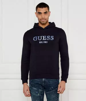 Толстовка мужская Guess Jeans Slim Fit, синий