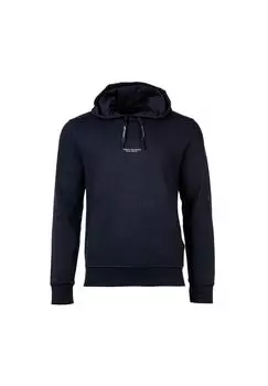 Толстовка мужская - худи, логотип, капюшон, однотонная ARMANI EXCHANGE, цвет Marine