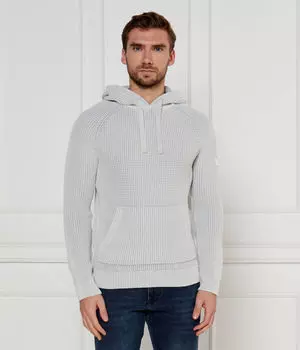 Толстовка мужская Joop! Jeans из вафельного трикотажа, серый