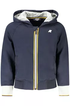 Толстовка мужская K-Way на молнии, синий / белый