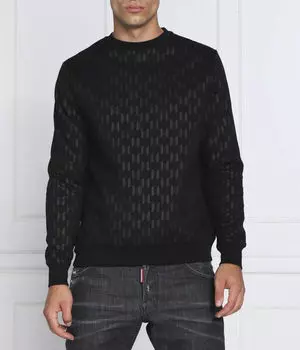 Толстовка мужская Karl Lagerfeld с принтом, черный