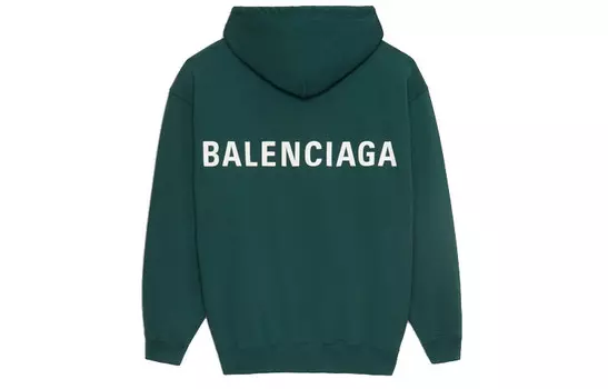 Толстовка мужская кипарисово-зеленая Balenciaga, зеленый