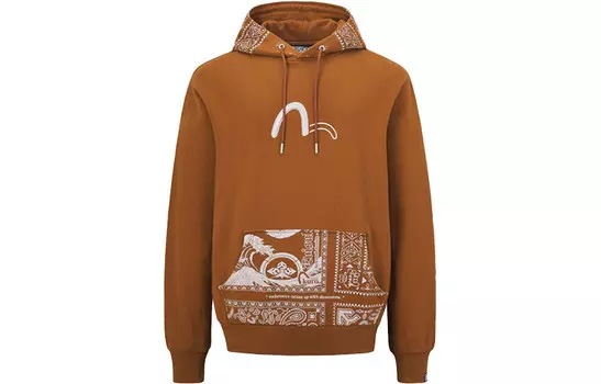 Толстовка мужская кофейная Evisu, цвет Coffee