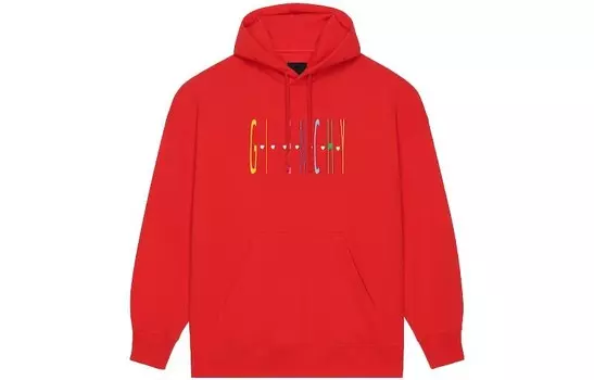 Толстовка мужская красная Givenchy, красный