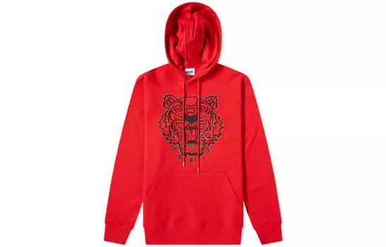 Толстовка мужская красная Kenzo, красный
