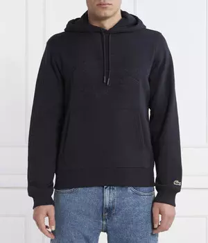 Толстовка мужская Lacoste с аппликацией, синий