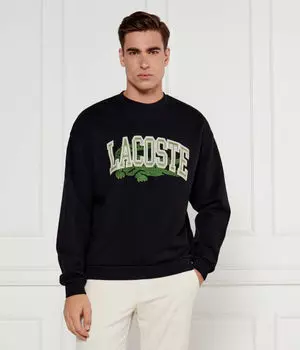 Толстовка мужская Lacoste с круглым вырезом, черный