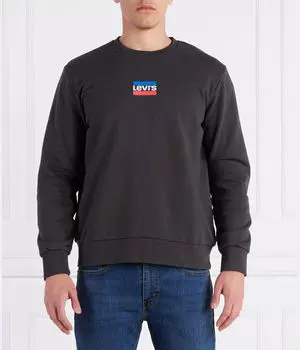 Толстовка мужская Levi'S хлопковая, черный