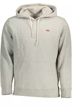 Толстовка мужская Levi's с капюшоном, серый