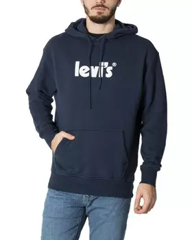 Толстовка мужская Levis с логотипом бренда, синий