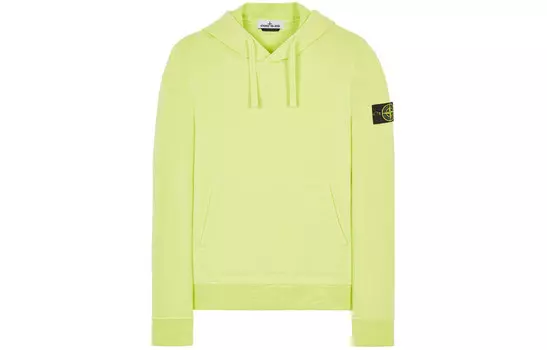 Толстовка мужская лимонная Stone Island, цвет Lemon