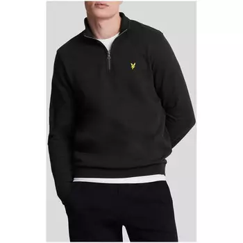 Толстовка мужская Lyle & Scott с воротником на молнии, черный
