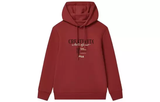 Толстовка мужская малиновая Fila, цвет Crimson