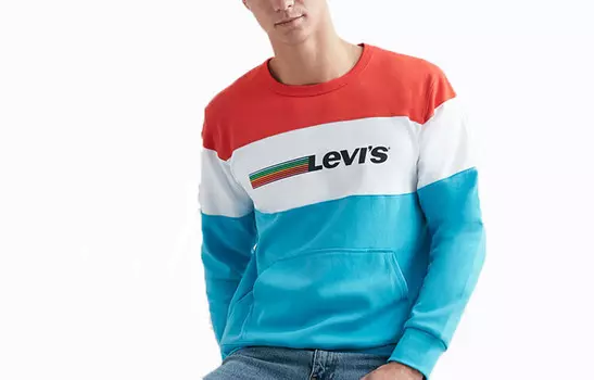 Толстовка мужская многоцветная Levi’S, цвет Multicolor