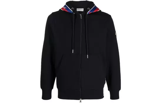 Толстовка мужская Moncler с капюшоном, черный / белый / красный / синий
