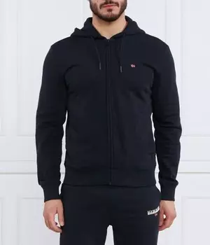 Толстовка мужская Napapijri хлопковая, черный