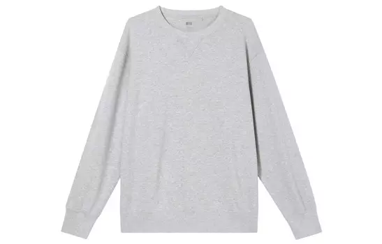 Толстовка мужская небесно-серая Uniqlo, серый