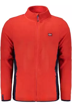 Толстовка мужская Norway 1963 с карманами, красный / черный