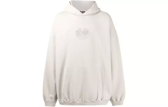 Толстовка мужская Off White Balenciaga, кремовый