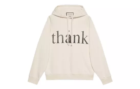 Толстовка мужская Off White Gucci, кремовый