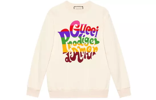 Толстовка мужская Off White Gucci, кремовый