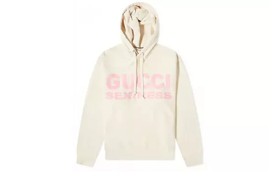 Толстовка мужская Off White Gucci, кремовый