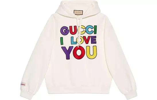 Толстовка мужская Off White Gucci, кремовый