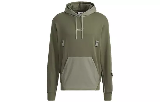 Толстовка мужская оливковая Adidas Originals, оливковый