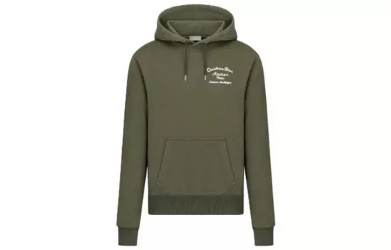 Толстовка мужская оливково-зеленая Dior, оливково-зеленый
