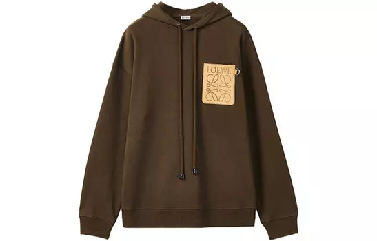 Толстовка мужская оливково-зеленая Loewe, оливково-зеленый