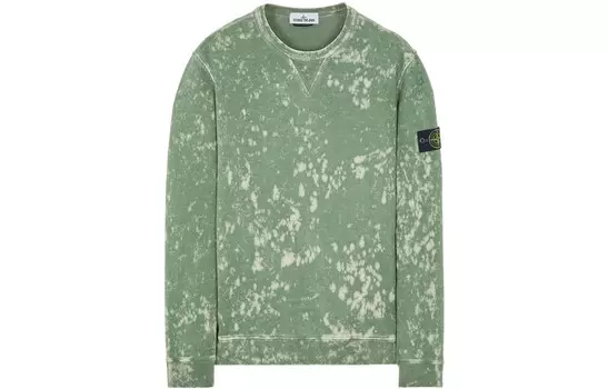 Толстовка мужская оливково-зеленая Stone Island, оливково-зеленый