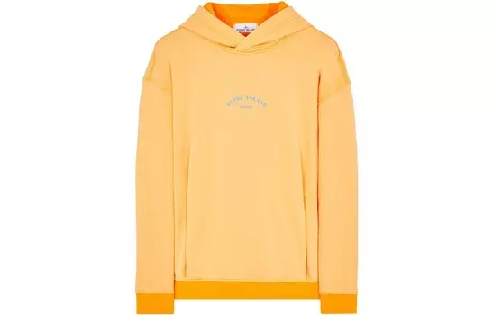 Толстовка мужская оранжевая Stone Island, оранжевый