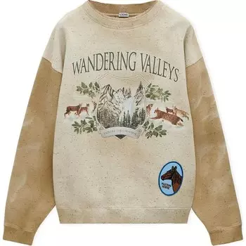 Толстовка мужская овсянка Loewe, светло-бежевый