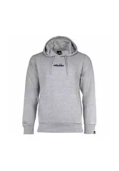 Толстовка мужская, ПЕРШУТА - толстовка, капюшон, карман, логотип, длинная, одноцветное ellesse, серый