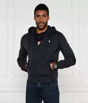 Толстовка мужская Polo Ralph Lauren на молнии, черный