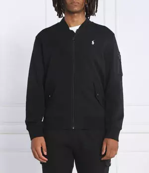 Толстовка мужская Polo Ralph Lauren на молнии с карманами, черный