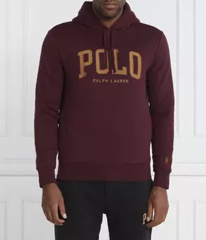Толстовка мужская Polo Ralph Lauren с капюшоном, бургундия
