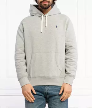 Толстовка мужская Polo Ralph Lauren с капюшоном и карманом, серый